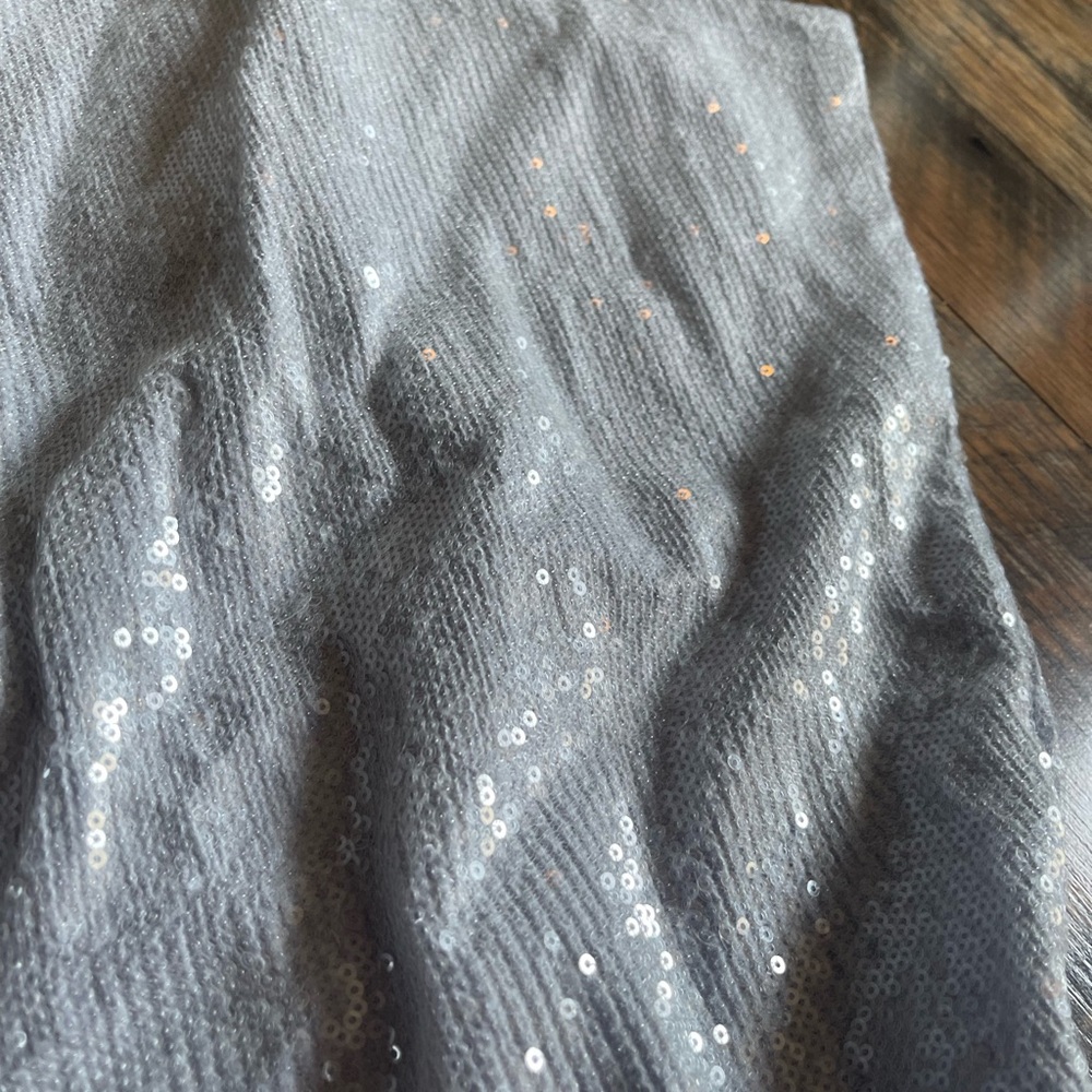 Lulu's Silver Sequin Detail dress